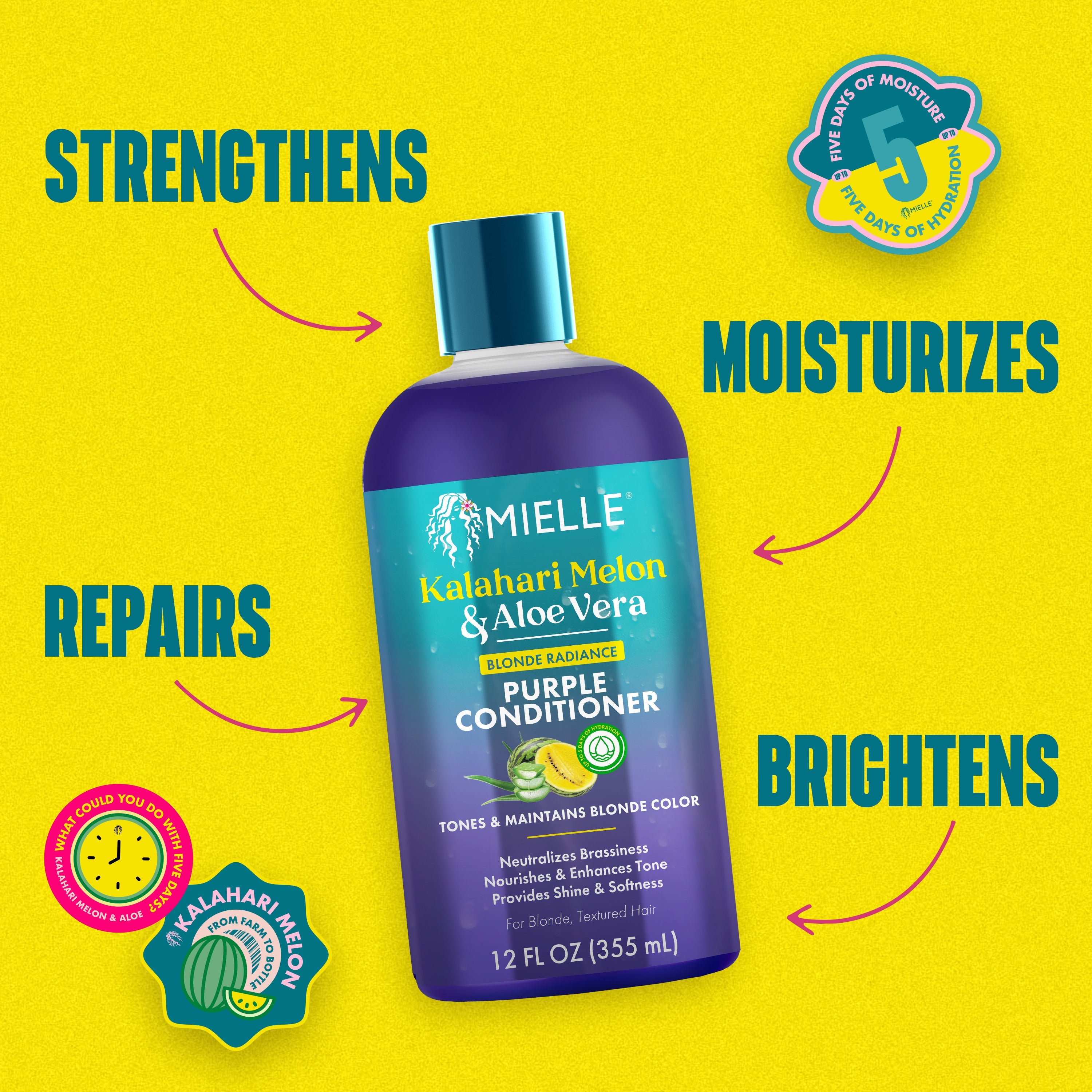 Kalahari Melon & Aloe Vera Blonde Radiance Purple Conditioner