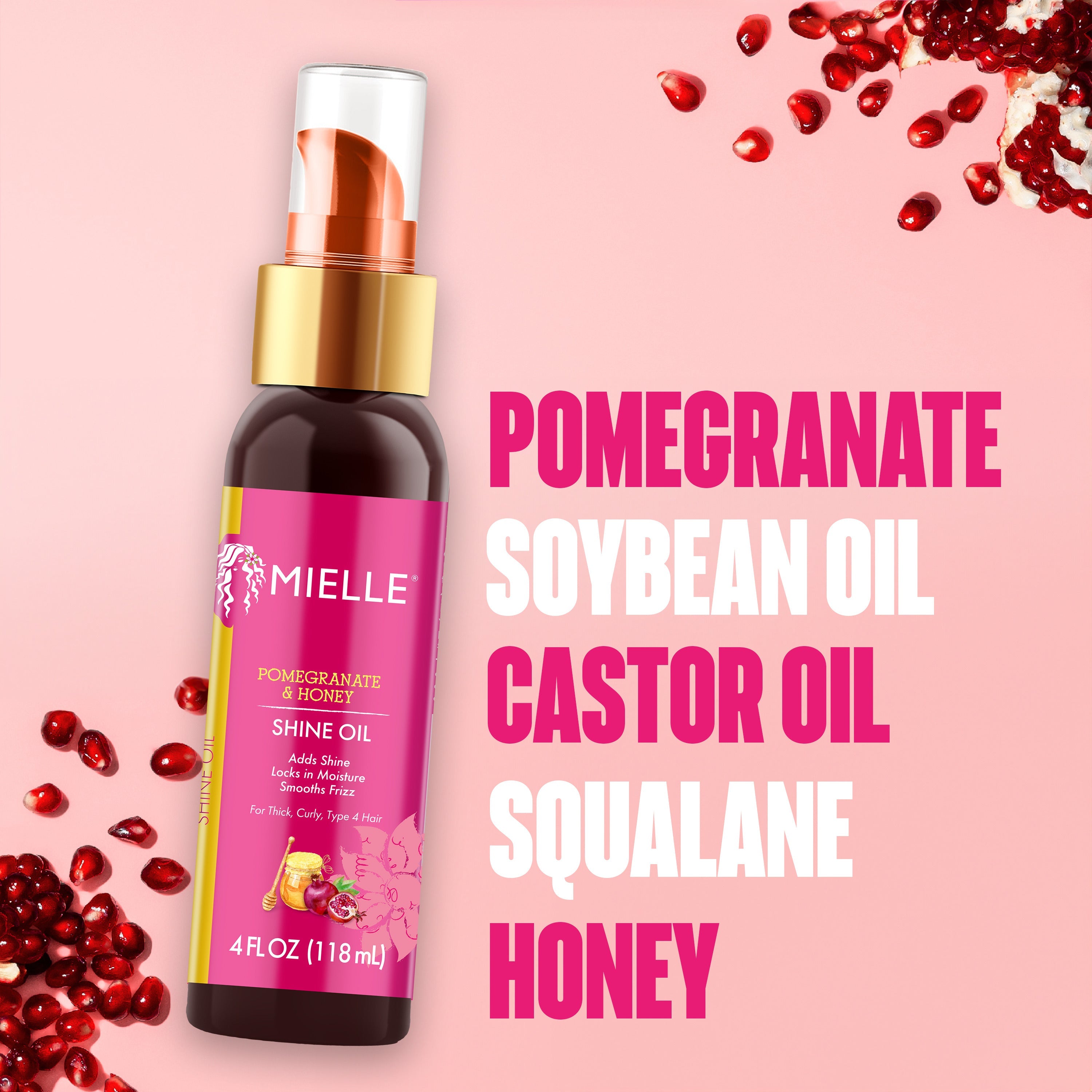 Pomegranate & Honey Shine Oil
